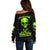 I'm A Nice Person Skull Off Shoulder Sweater - Wonder Print Shop