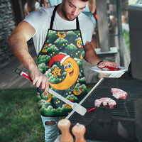 Christmas Moon and Star Apron Xmas Holiday Patterns - Wonder Print Shop