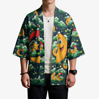 Christmas Moon and Star Kimono Xmas Holiday Patterns - Wonder Print Shop