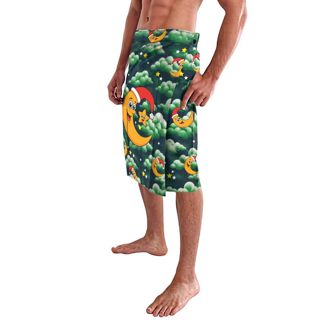 Christmas Moon and Star Lavalava Xmas Holiday Patterns - Wonder Print Shop