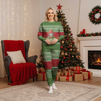 Christmas Mushroom House Christmas Pajama Set Xmas Holiday Patterns - Wonder Print Shop
