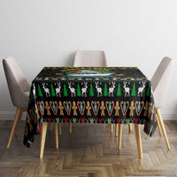 Santa On A Boat Christmas Tablecloth Xmas Holiday Patterns - Wonder Print Shop