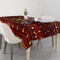 Santassic Park Santa Claus Christmas Tablecloth Xmas Holiday Patterns - Wonder Print Shop