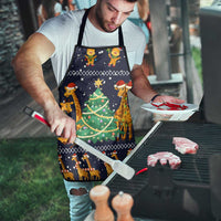 Love Giraffe Christmas Apron Xmas Holiday Patterns - Wonder Print Shop