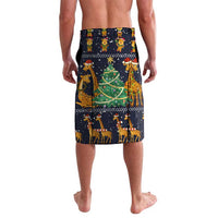 Love Giraffe Christmas Lavalava Xmas Holiday Patterns - Wonder Print Shop