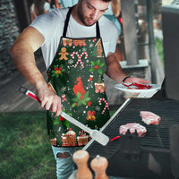 Love Cardinal Xmas Christmas Apron Xmas Holiday Patterns - Wonder Print Shop