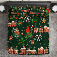 Love Cardinal Xmas Christmas Bedding Set Xmas Holiday Patterns - Wonder Print Shop