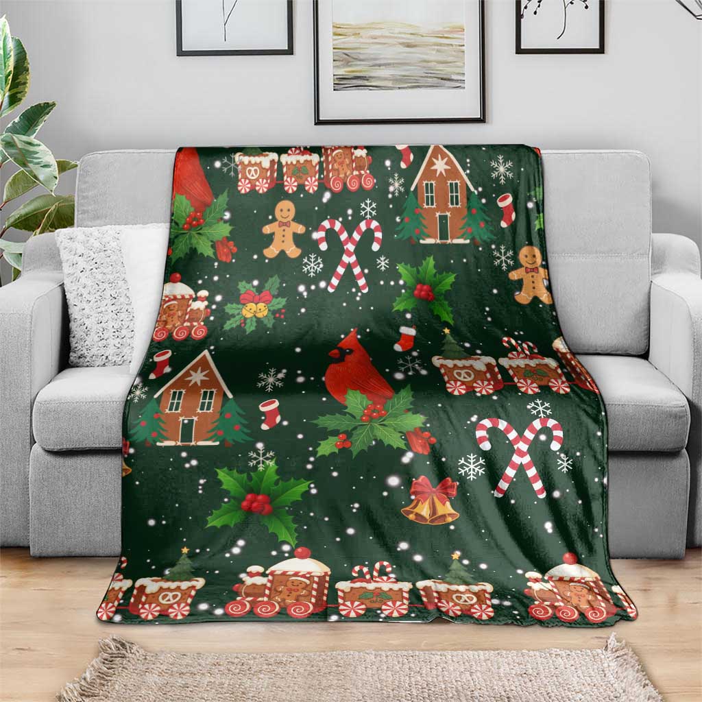 Love Cardinal Xmas Christmas Blanket Xmas Holiday Patterns - Wonder Print Shop