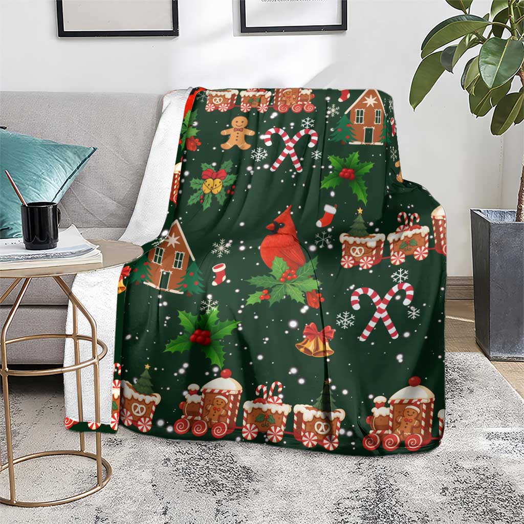 Love Cardinal Xmas Christmas Blanket Xmas Holiday Patterns - Wonder Print Shop
