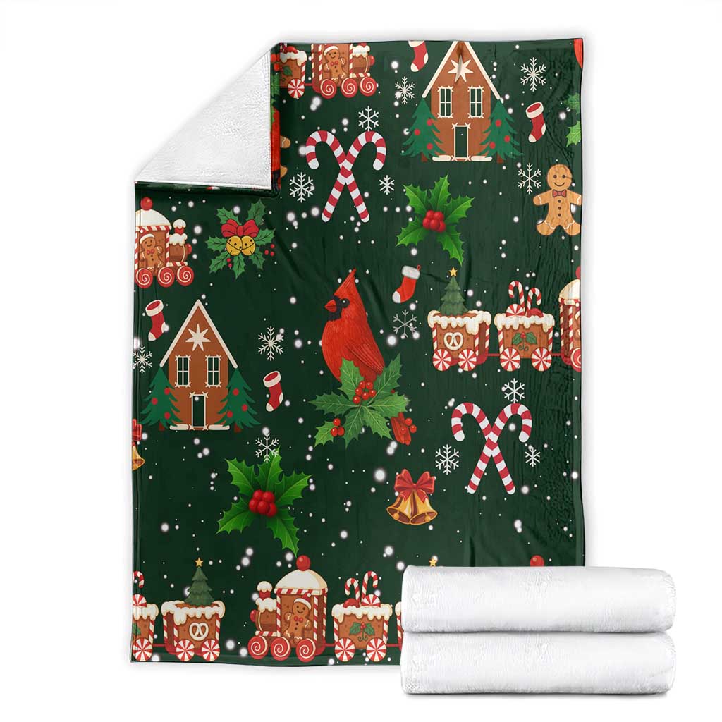 Love Cardinal Xmas Christmas Blanket Xmas Holiday Patterns - Wonder Print Shop