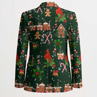 Love Cardinal Xmas Christmas Blazer Xmas Holiday Patterns - Wonder Print Shop