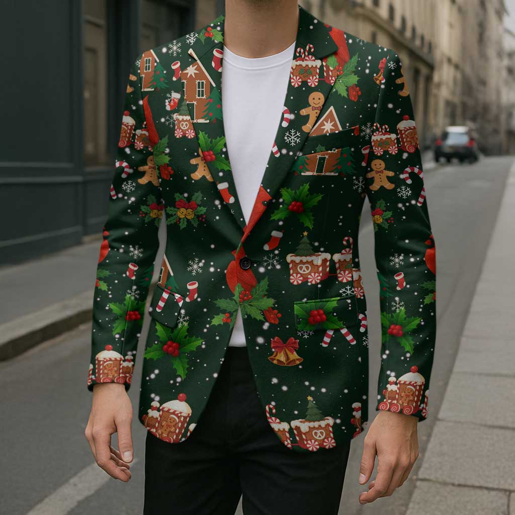 Love Cardinal Xmas Christmas Blazer Xmas Holiday Patterns - Wonder Print Shop