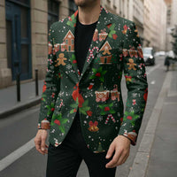 Love Cardinal Xmas Christmas Blazer Xmas Holiday Patterns - Wonder Print Shop