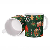 Love Cardinal Xmas Christmas Ceramic Mug Xmas Holiday Patterns - Wonder Print Shop