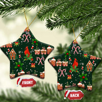 Love Cardinal Xmas Christmas Ceramic Ornament Xmas Holiday Patterns - Wonder Print Shop