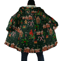 Love Cardinal Xmas Christmas Cloak Xmas Holiday Patterns - Wonder Print Shop