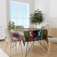 Cat Hanging on Xmas Tree Christmas Tablecloth Xmas Holiday Patterns - Wonder Print Shop