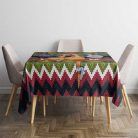 Cat Hanging on Xmas Tree Christmas Tablecloth Xmas Holiday Patterns - Wonder Print Shop
