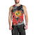 Aboriginal Flag Style Dot Art And Abstract Kangaroo Men Tank Top - Wonder Print Shop