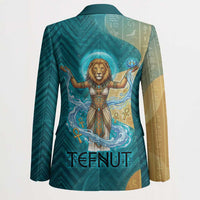 Tefnut Ancient Egyptian Blazer with Water Drop and Lion Symbol