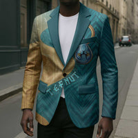 Tefnut Ancient Egyptian Blazer with Water Drop and Lion Symbol
