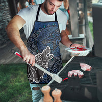 Viking Wolf and Valknut Apron Nordic Knotwork Rune Illustration