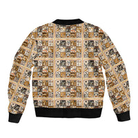 Harriet Powers 1898 Bible Quilt Bomber Jacket African American Folk Art