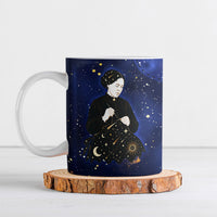 Harriet Powers Ceramic Mug African American History - Galaxy Celestial Starry Night - Folk Art Quilter