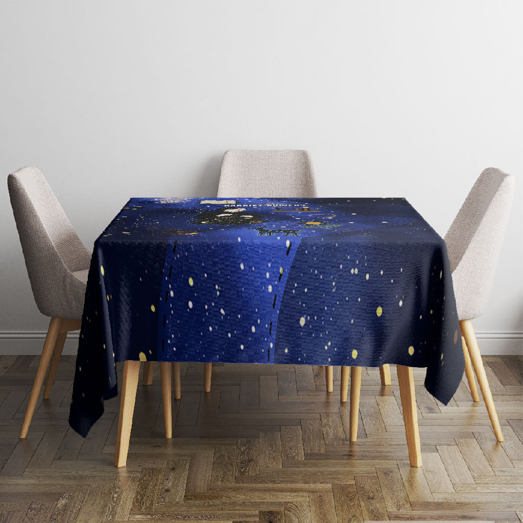 Harriet Powers Tablecloth African American History - Galaxy Celestial Starry Night - Folk Art Quilter