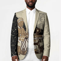 Harriet Powers Celestial Mystery Blazer Vintage Line Art - African American Folk Quilt Pattern