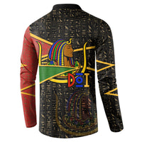 Daughters Of Isis Button Sweatshirt Ancient Egyptian Queen Hieroglyphic Art