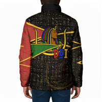 Daughters Of Isis Padded Jacket Ancient Egyptian Queen Hieroglyphic Art