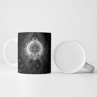 Ordo Templi Orientis Occult Symbolism Ceramic Mug Esoteric Alchemy Sacred Geometry Black