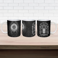 Ordo Templi Orientis Occult Symbolism Ceramic Mug Esoteric Alchemy Sacred Geometry Black