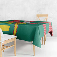 Grenada Tablecloth with Cocoa Bean Mascot and National Flag Colors - Wonder Print Shop