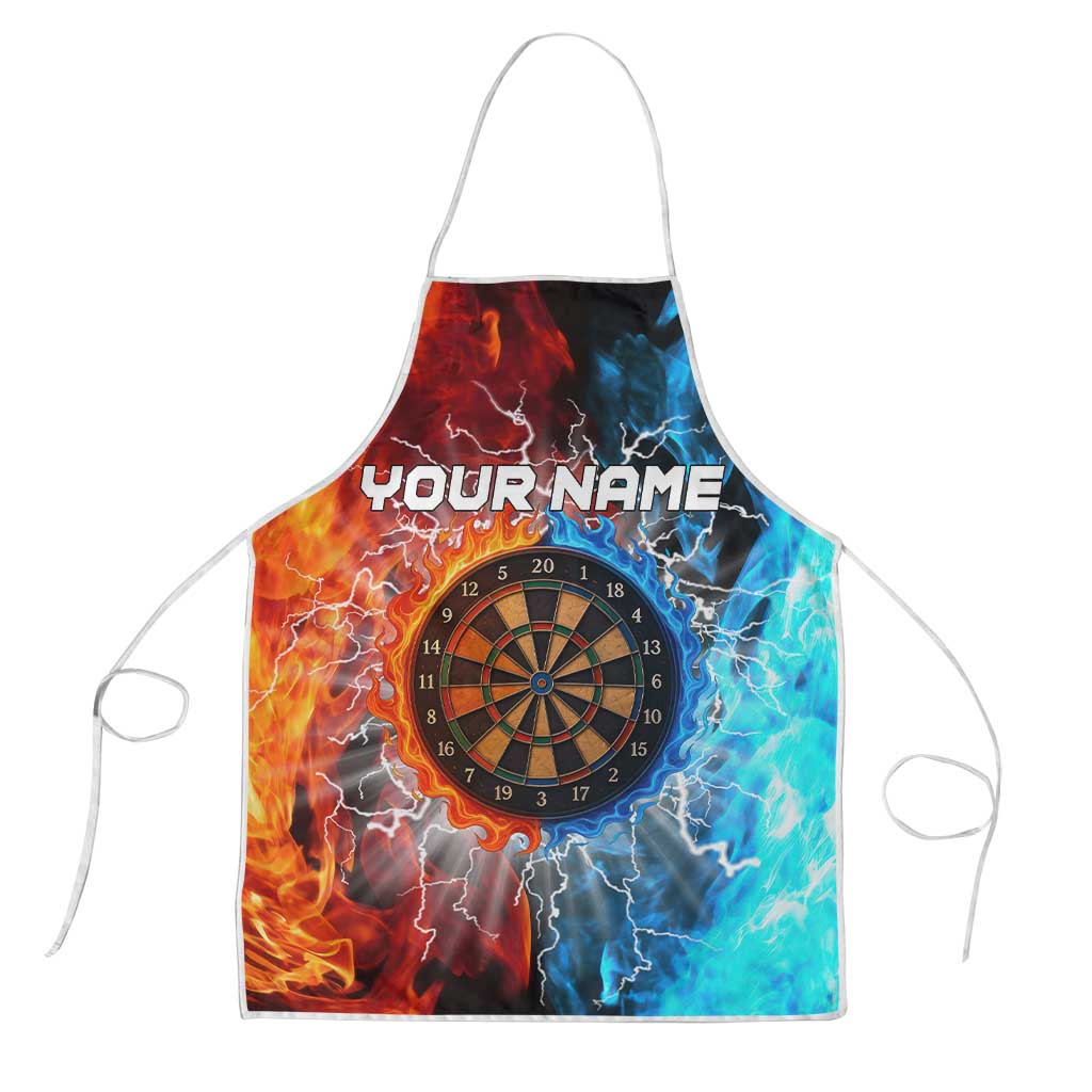 Custom Thunder Lightning Darts Apron Dartboard Water Fire - Wonder Print Shop