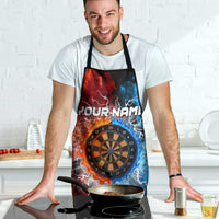 Custom Thunder Lightning Darts Apron Dartboard Water Fire - Wonder Print Shop