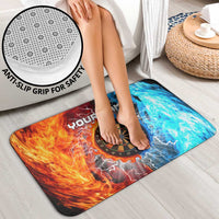 Custom Thunder Lightning Darts Bathroom Set Dartboard Water Fire - Wonder Print Shop