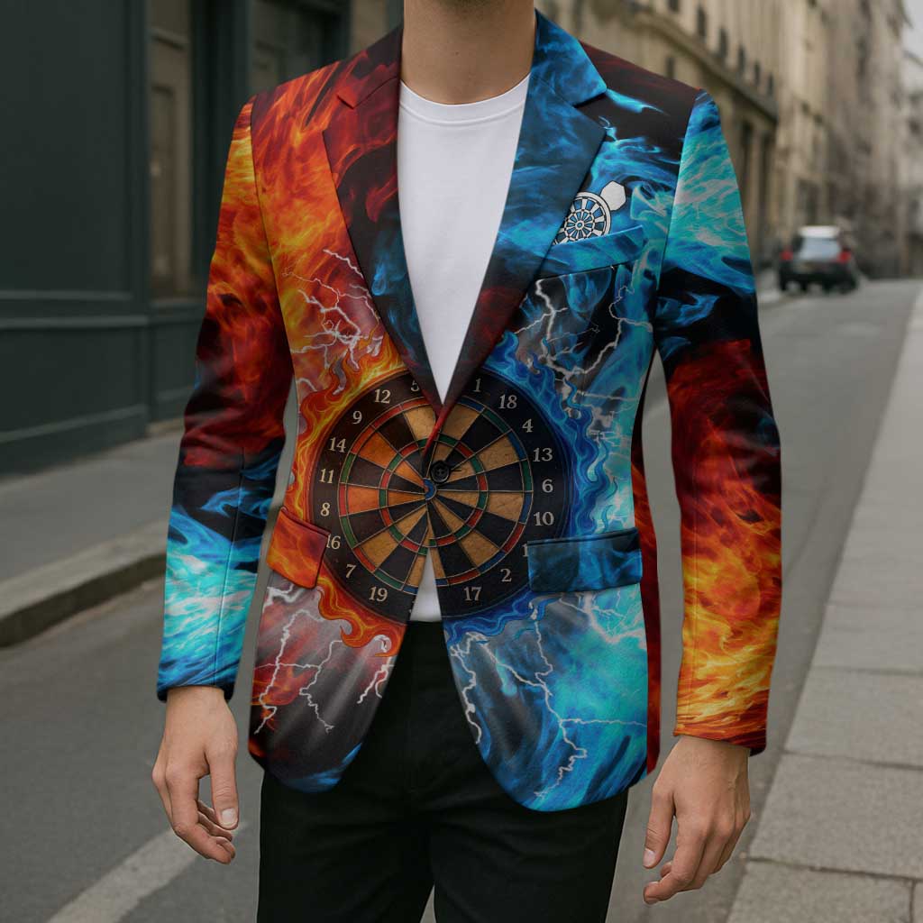 Custom Thunder Lightning Darts Blazer Dartboard Water Fire - Wonder Print Shop