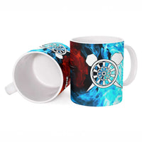 Custom Thunder Lightning Darts Ceramic Mug Dartboard Water Fire - Wonder Print Shop
