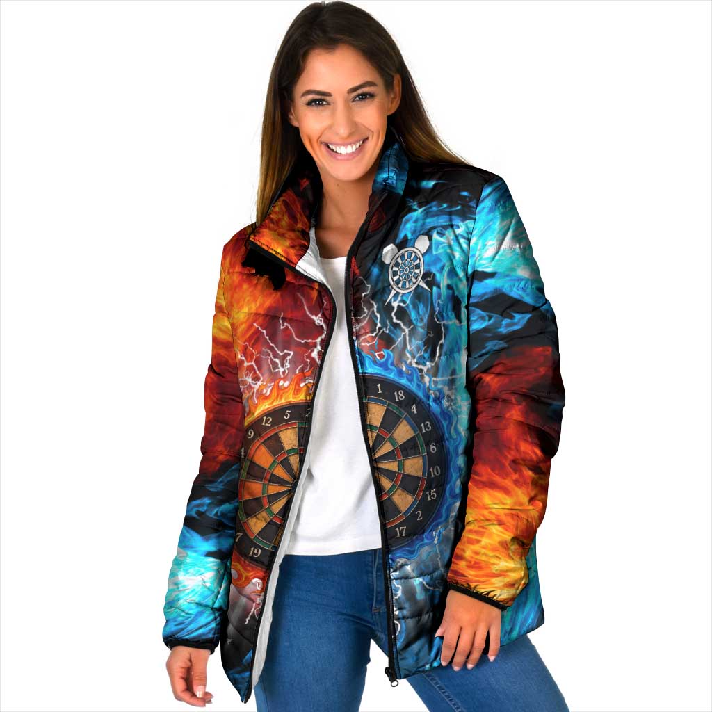 Custom Thunder Lightning Darts Padded Jacket Dartboard Water Fire - Wonder Print Shop