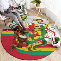 Guinea Independence Day Conakry Round Carpet African Flag Djembe Drum Freedom
