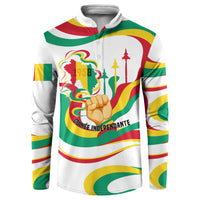 Guinea Independence Day 1958 Button Sweatshirt Guinee Independante Flag