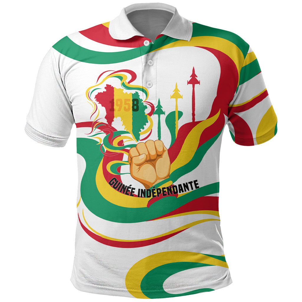 Guinea Independence Day 1958 Polo Shirt Guinee Independante Flag
