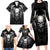 Skull and Wings Family Matching Long Sleeve Bodycon Dress and Hawaiian Shirt Even The Devil Was Once An Angel - Wonder Print Shop