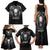 Skull and Wings Family Matching Tank Maxi Dress and Hawaiian Shirt Even The Devil Was Once An Angel - Wonder Print Shop