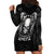 Skull and Wings Hoodie Dress Even The Devil Was Once An Angel - Wonder Print Shop