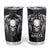 Skull and Wings Tumbler Cup Even The Devil Was Once An Angel