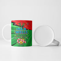 Ida B. Wells Fearless Ceramic Mug Festive Pop Art Comic Christmas