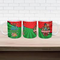 Ida B. Wells Fearless Ceramic Mug Festive Pop Art Comic Christmas